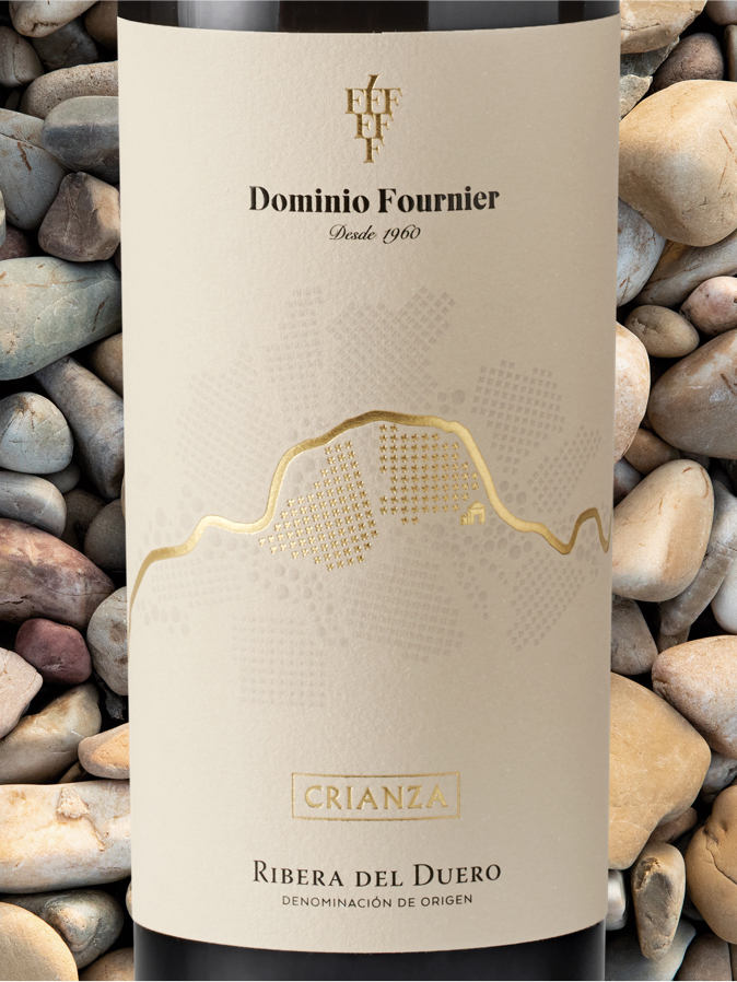 Botella de vino Dominio Fournier Crianza 